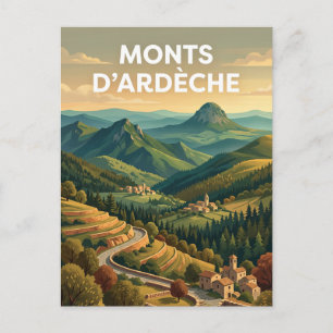 Carte Postale Parc naturel régional des Monts d'Ardèche France