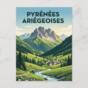 Carte Postale Parc naturel régional des Pyrénées ariégeoises Fra