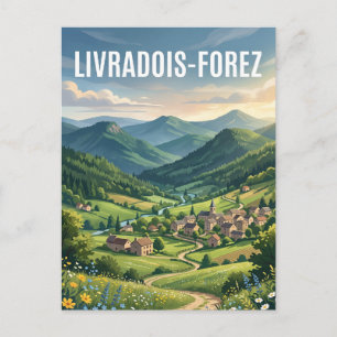 Carte Postale Parc naturel régional Livradois-Forez France