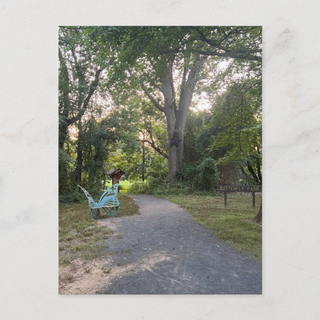 Carte Postale Parc papillon 2 (Devant)