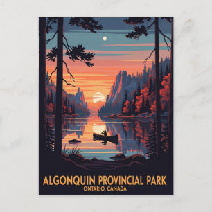 Carte Postale Parc provincial Algonquin Canada