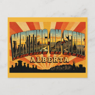 Carte Postale Parc provincial Writing-on-Stone Alberta Sacré
