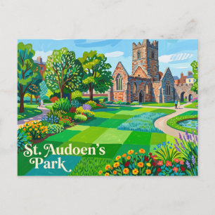 Carte Postale Parc St. Audoen Irlande