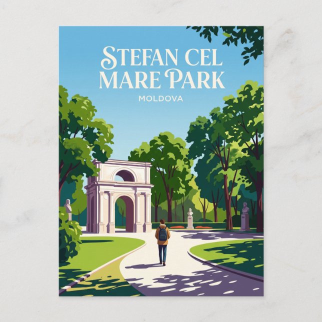 Carte Postale Parc Stefan cel Mare Moldavie (Devant)