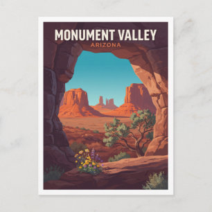 Carte Postale Parc tribal de Monument Valley Kayenta Arizona Cad