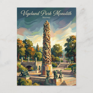 Carte Postale Parc Vigeland Norvège
