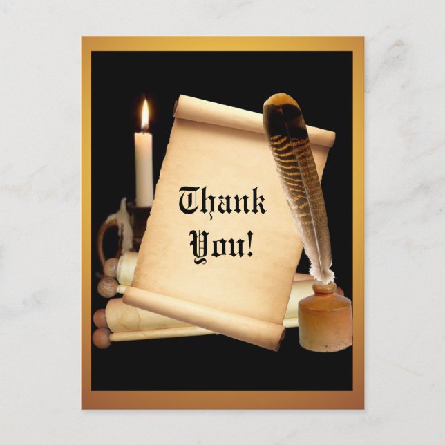 Carte Postale Parchemin (Devant)