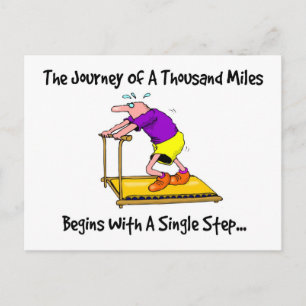 Carte Postale Parcours De Mille Miles - Motivation Pour L'Exerci