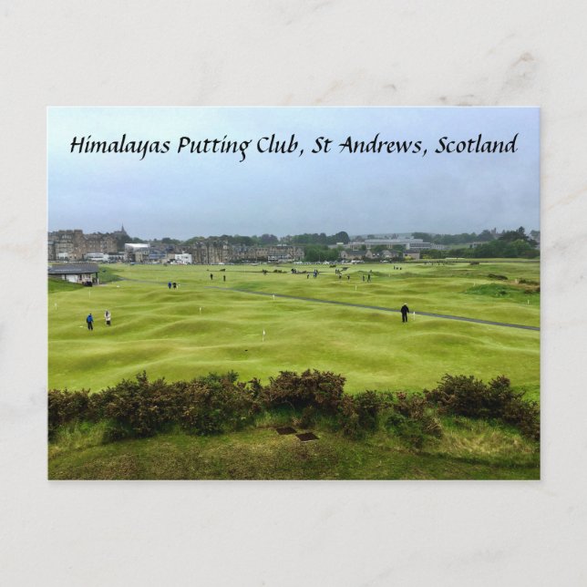 Carte Postale Parcours de Putting Himalayas, St Andrews Golf Clu (Devant)
