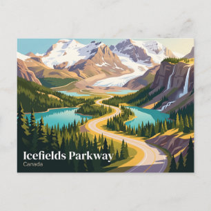Carte Postale Parcway Icefields Canada