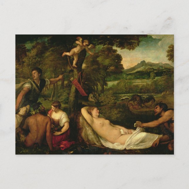 Carte Postale Pardo Venus ou Jupiter et Antiope (Devant)