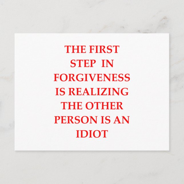 CARTE POSTALE PARDONNER (Devant)