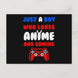 Carte Postale Parfait Anime & Jeux Vidéo   Juste un garçon qui a