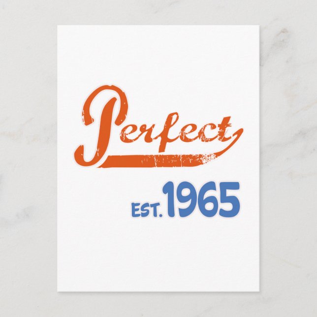 Carte Postale Parfait Est. 1965 (Devant)