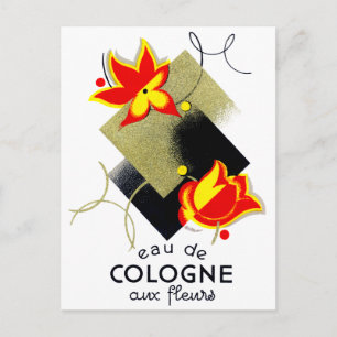 Carte Postale Parfum floral français 1920
