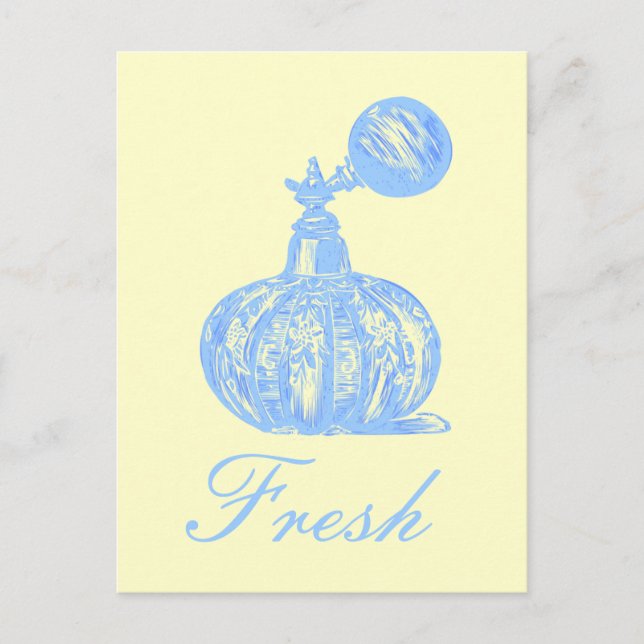Carte Postale Parfum frais (Devant)