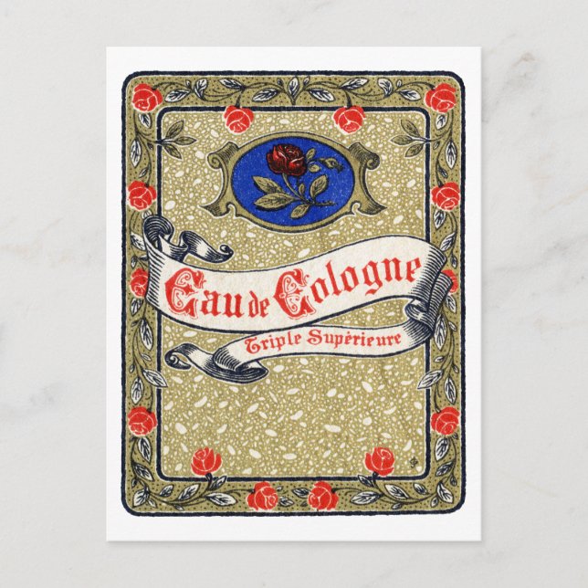 Carte Postale Parfum Supérieur Eau de Cologne 1925 (Devant)