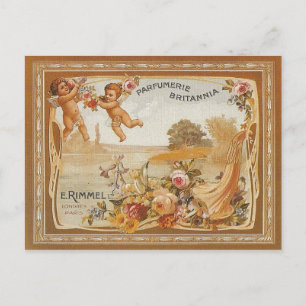 Carte Postale Parfumerie Britannia Vintage Ad