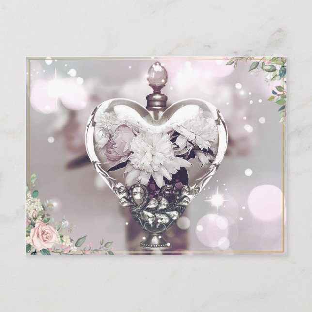 Carte postale Parfums et pivoines (Devant)