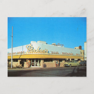 Carte Postale Parham's Restaurant, Miami Beach FL Vintage