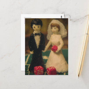 Carte Postale Pari sur le mariage rétro