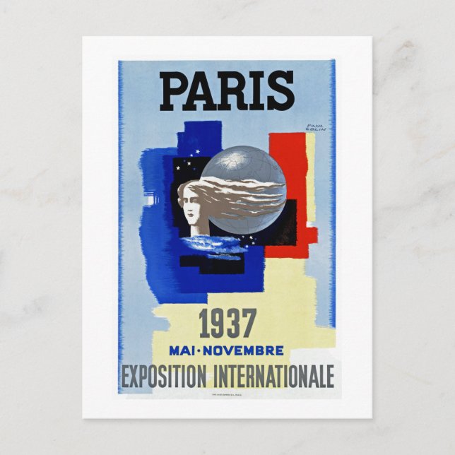 Carte Postale Paris 1937 ~ Exposition internationale (Devant)