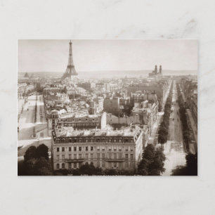 Carte Postale Paris : Aerial View, 1900