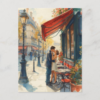 Carte Postale Paris Amour