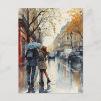 Carte Postale Paris Amour