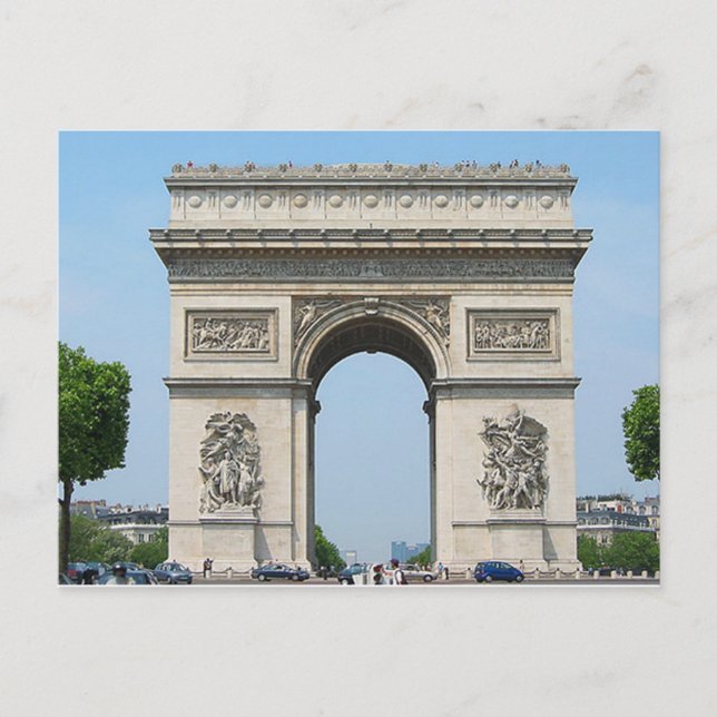 Carte Postale Paris - Arc de Triomphe - (Devant)