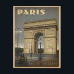 Carte Postale Paris - Arc De Triomphe<br><div class="desc">Anderson Design Group est une société d'illustration et de conception de pointe située à Nashville,  au Tennessee. Founder Joel Anderson Directives Team of talented artists to create original poster art that looks like classic vintage publicité prints from the 1920s to the 1960s.</div>