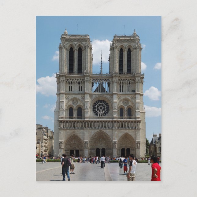 Carte Postale Paris - Cath � drale Notre-Dame - (Devant)