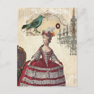 Carte Postale Paris Chandelier reine Marie Antoinette