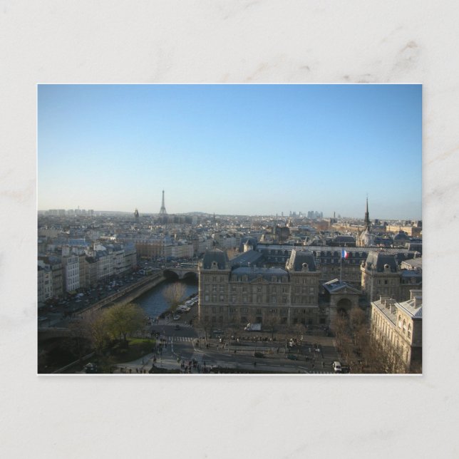 Carte Postale Paris depuis Notre-Dame (Devant)