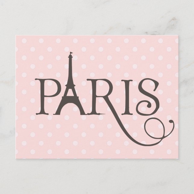 Carte Postale Paris élégant (Devant)