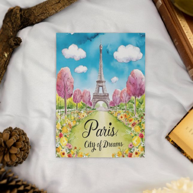 Carte Postale Paris En Fleur : Un Printemps Rêvé (Créateur téléchargé)