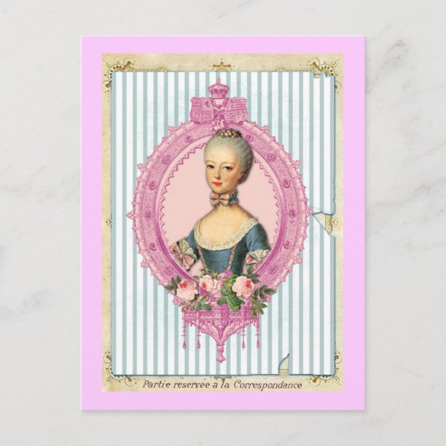 Carte Postale Paris et Antoinette (Devant)