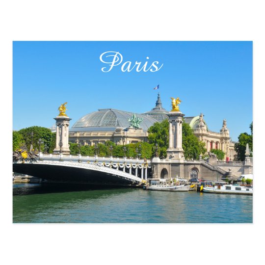 Carte Postale Paris France Zazzle Fr