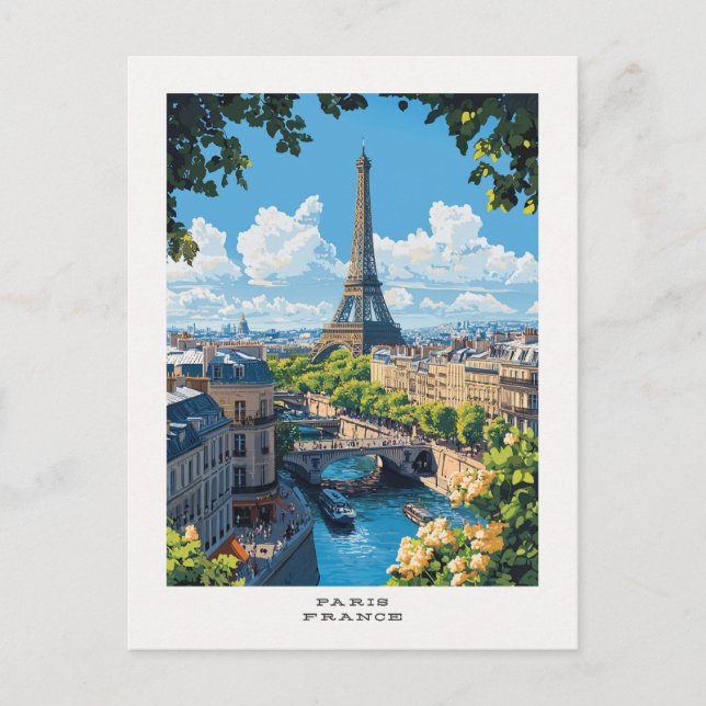 Carte postale Paris France (Devant)
