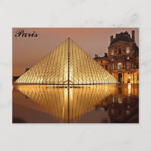 Carte Postale Paris France Musée du Louvre Pyramide Photo