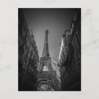 Carte Postale paris france noir et blanc