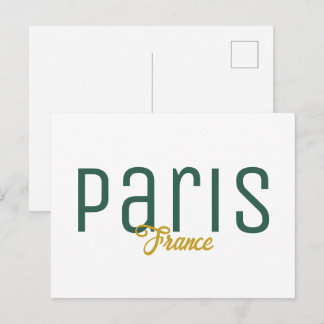 Carte Postale Paris, France Souvenir