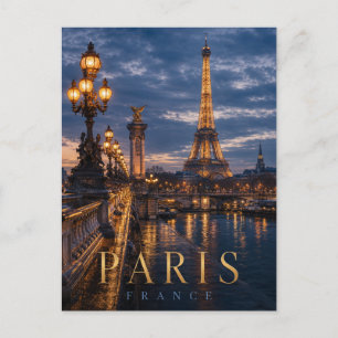 Carte Postale Paris France Tour Eiffel REALMS