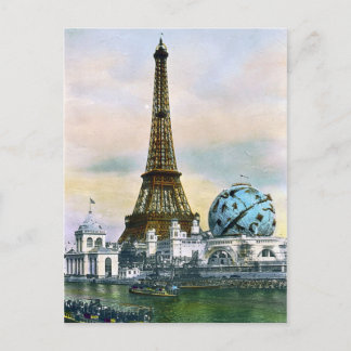 Carte Postale Paris France World Fair 1889 - Vintage voyage