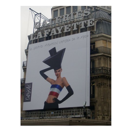 Carte Postale Paris - Galeries Lafayette -