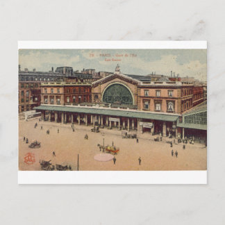 Carte Postale Paris Gare de L'Est