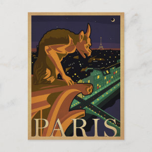 Carte Postale Paris - Gargoile