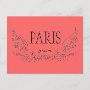 Carte Postale PARIS Je t'aime
