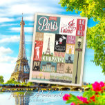 Carte Postale Paris Je t'aime<br><div class="desc">Laissez-vous tenter par la riche histoire et l'esprit vibrant de Paris avec notre carte postale Retro Vintage Bonjour Paris Travel. Ce magnifique morceau de nostalgie de Mylini Design ne capte pas seulement l'essence de Paris mais vous emmène aussi dans un voyage dans la mémoire. En son centre, il présente l'emblématique...</div>