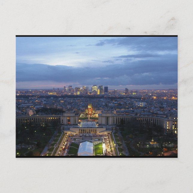 Carte Postale Paris la nuit (Devant)